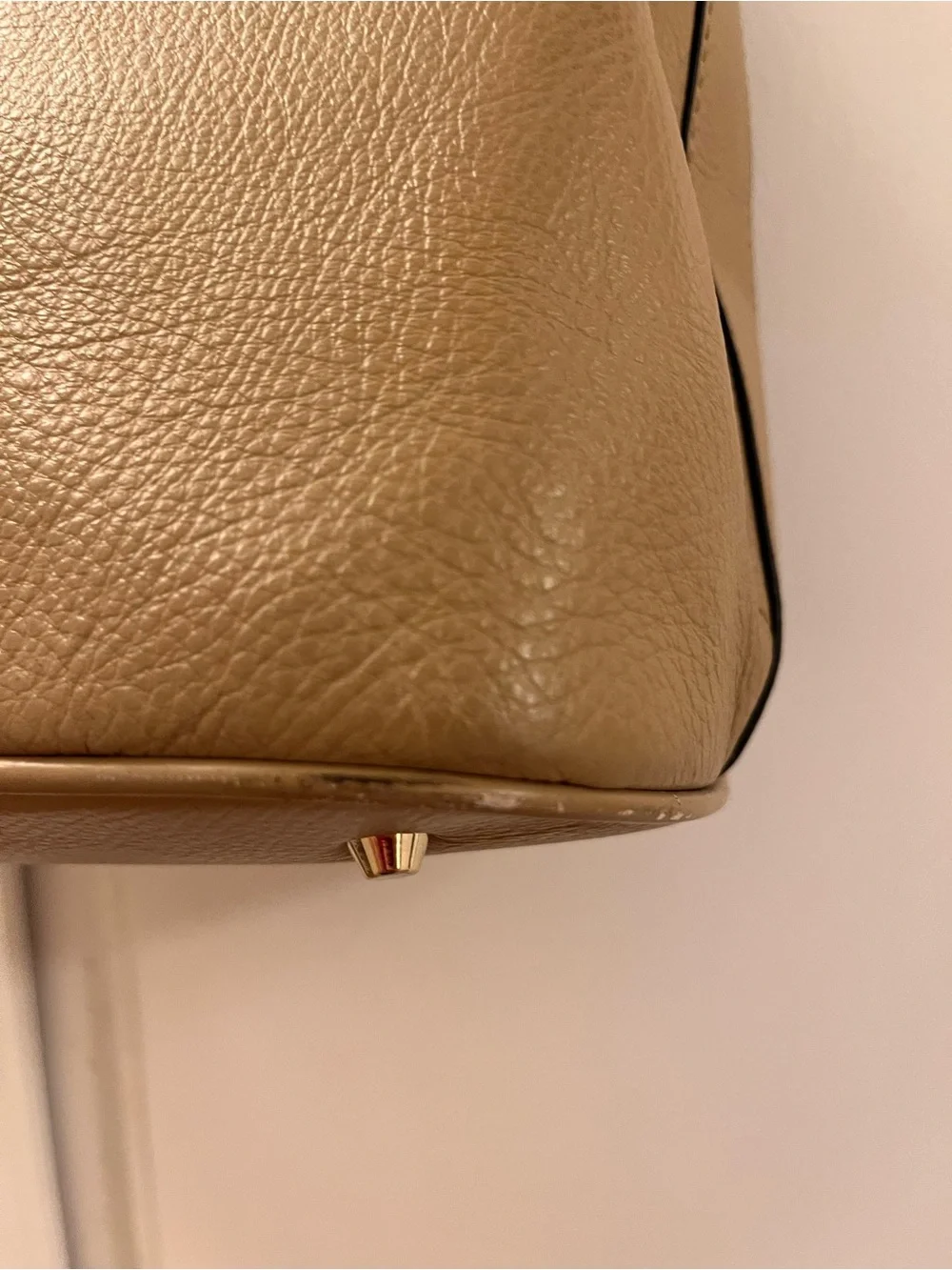 Belle & Bloom Camel Genuine Leather Tote